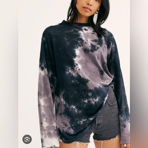 Be Free tie dye long sleeve by we the free/free people